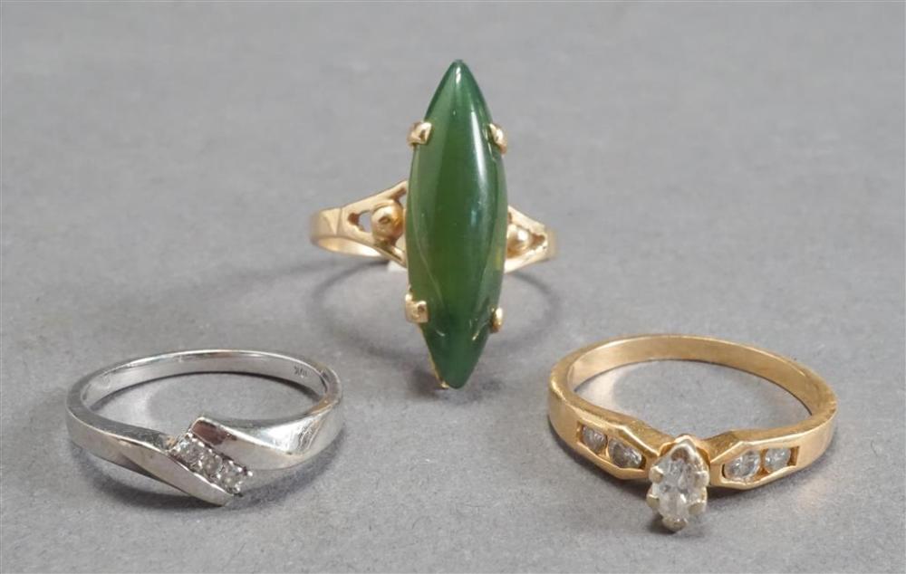14-KARAT YELLOW-GOLD DIAMOND