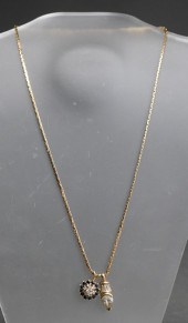 14-KARAT YELLOW-GOLD FLAT CHAI