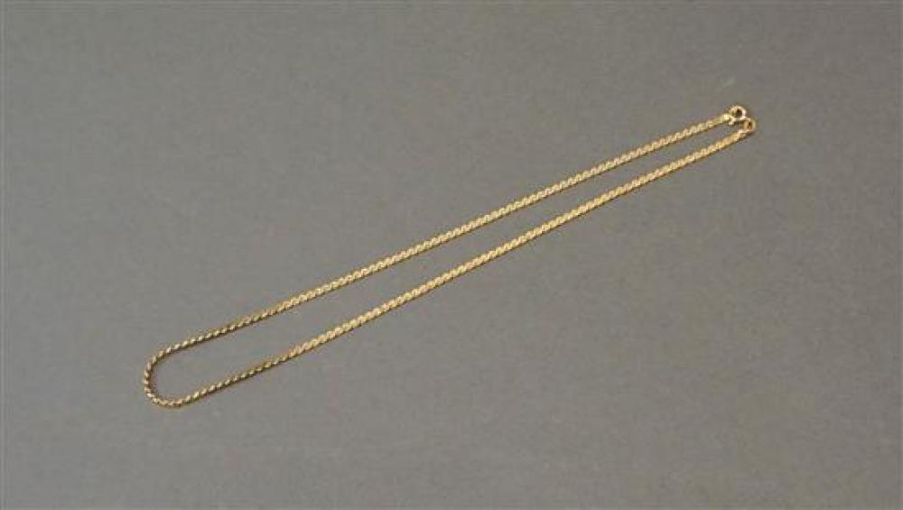 14-KARAT YELLOW-GOLD FLAT