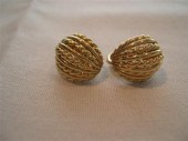 14 karat yellow gold hemispher