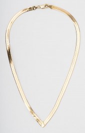 14 KARAT YELLOW GOLD HERRINGBO