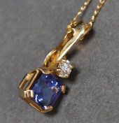 14-KARAT YELLOW-GOLD, IOLITE A