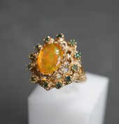 14-KARAT YELLOW-GOLD, JELLY OP