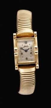 14 karat yellow gold lady's wr
