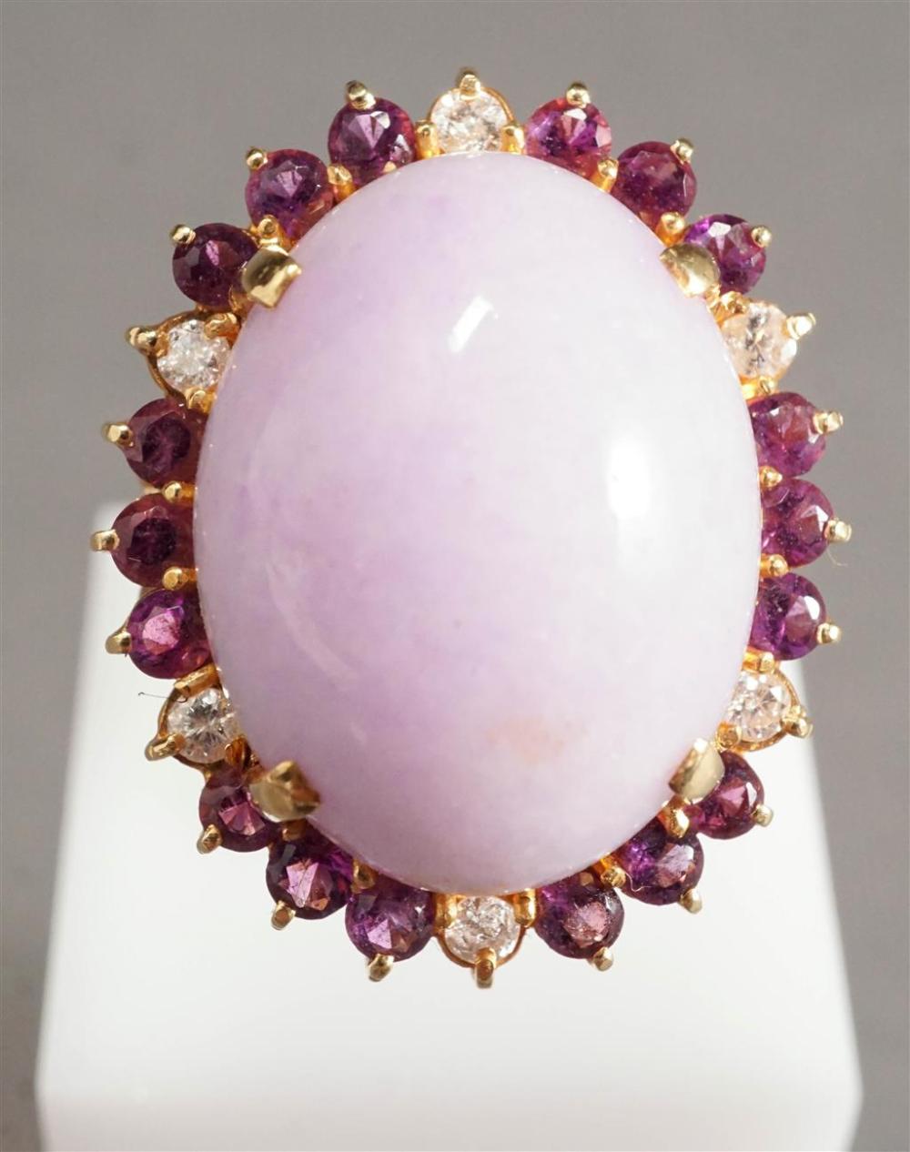 14-KARAT YELLOW-GOLD, LAVENDER