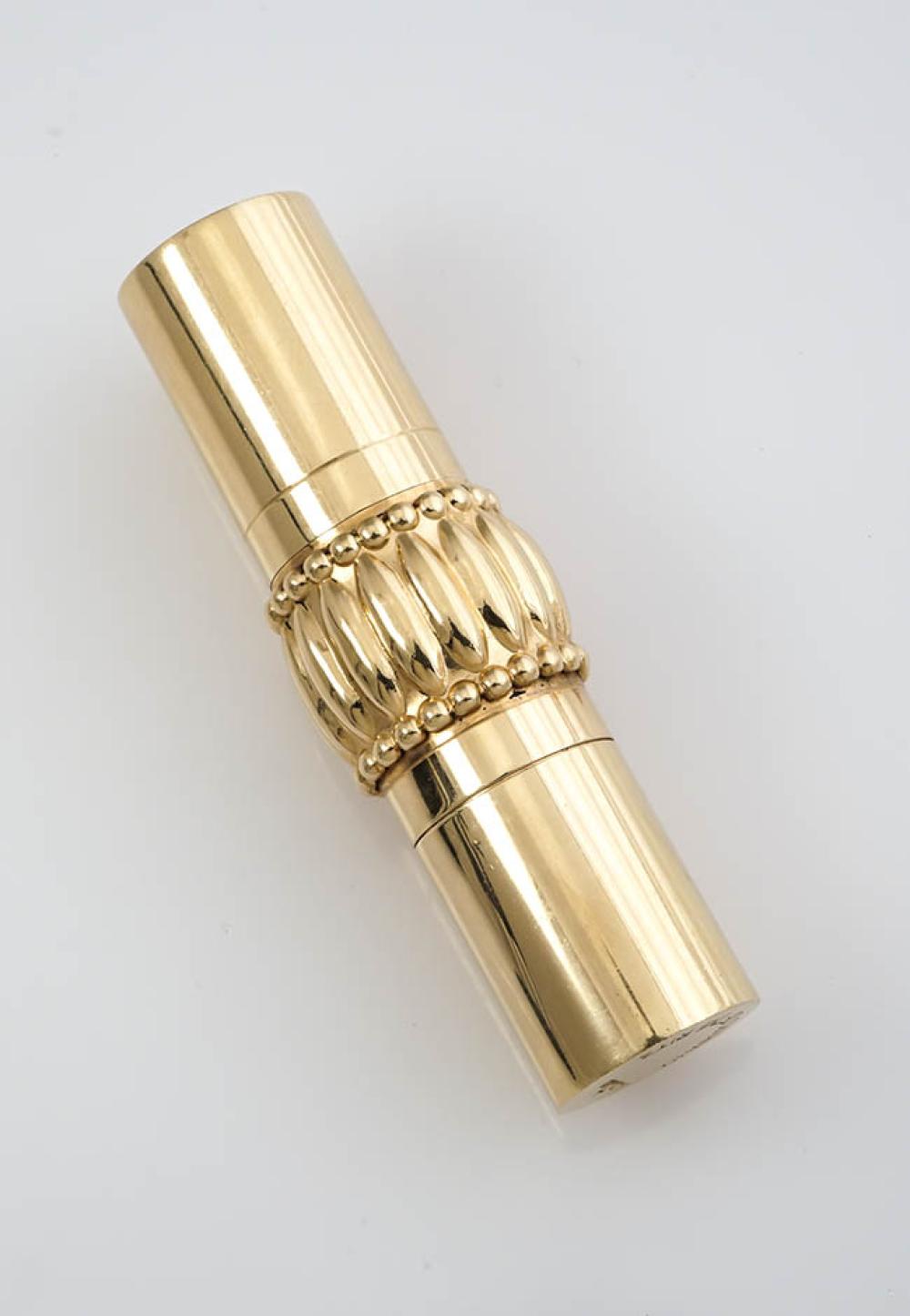 14-KARAT YELLOW-GOLD LIPSTICK CASE,