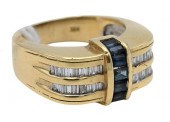 14 KARAT YELLOW GOLD MENS RING