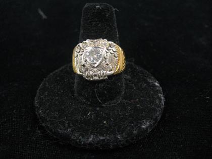 14 karat yellow gold men's