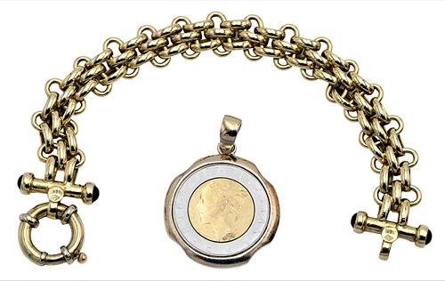 14 KARAT YELLOW GOLD MESH STYLE