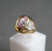 14-KARAT YELLOW-GOLD, MORGANIT
