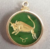14-KARAT YELLOW-GOLD MOUNTED A