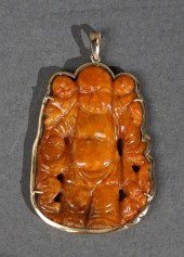 14-KARAT YELLOW-GOLD MOUNTED C