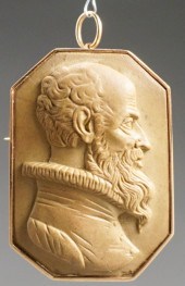 14-KARAT YELLOW-GOLD MOUNTED L