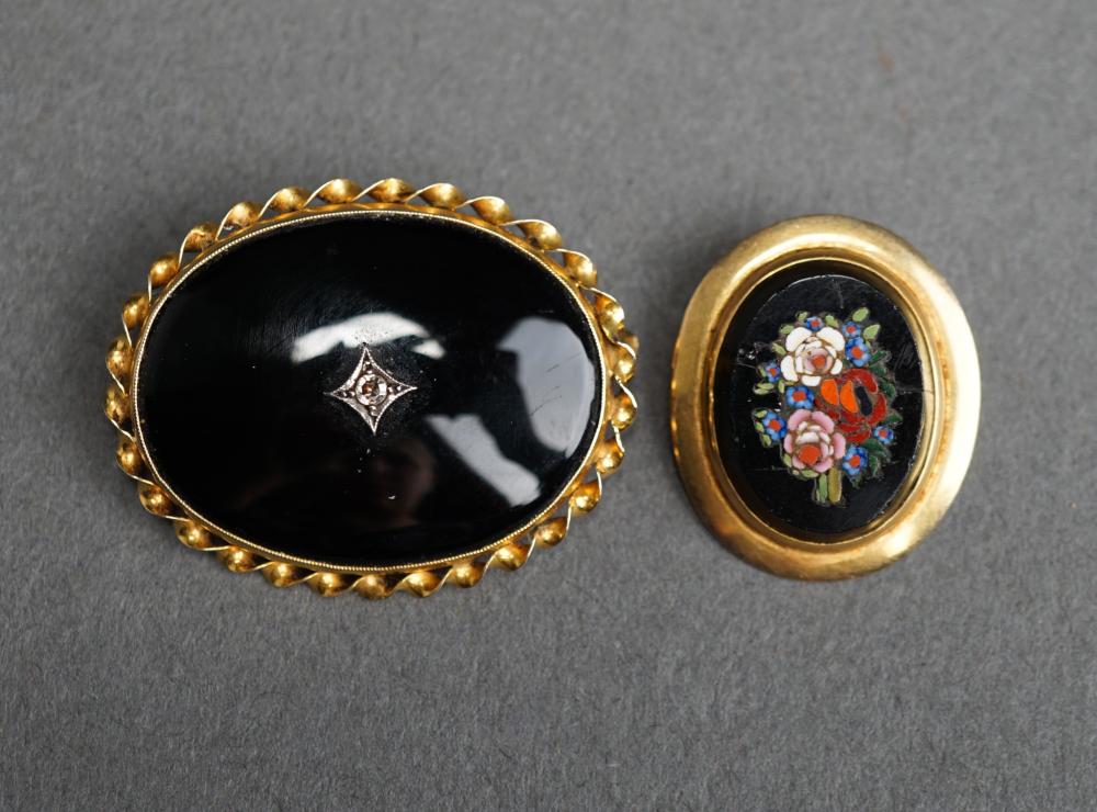 14-KARAT YELLOW-GOLD MOUNTED