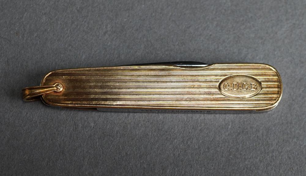 14-KARAT YELLOW-GOLD MOUNTED POCKET