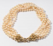 14 KARAT YELLOW GOLD MULTI-STR