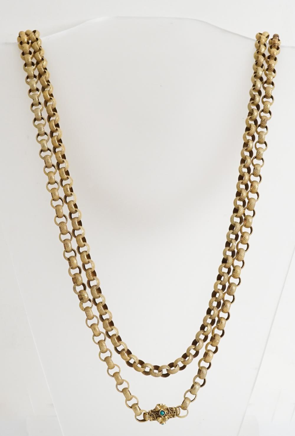 14-KARAT YELLOW-GOLD NECKLACE,