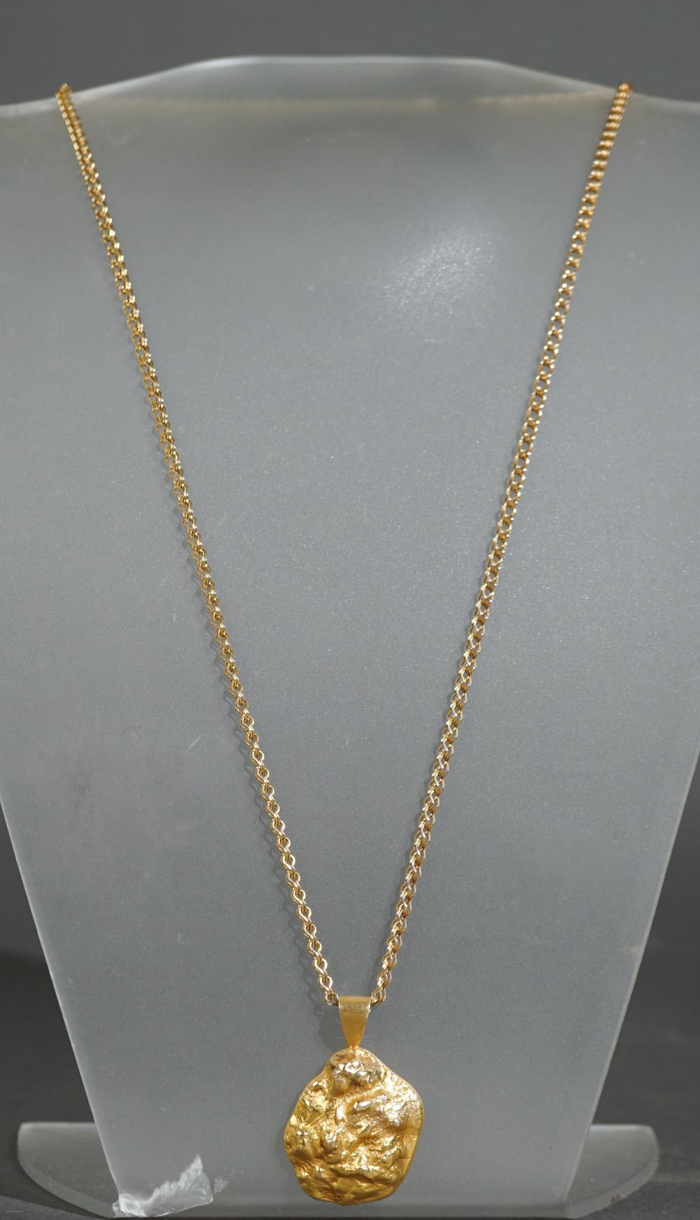 14-KARAT YELLOW-GOLD ‘NUGGET’