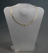 14-KARAT YELLOW-GOLD OMEGA COL