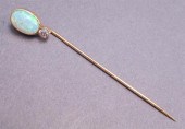 14-KARAT YELLOW-GOLD OPAL AND