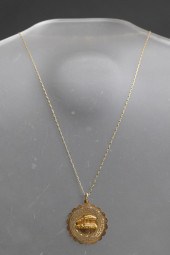 14-KARAT YELLOW-GOLD PARTHENON
