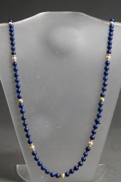 14-KARAT YELLOW-GOLD, PEARL AN