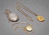 14-KARAT YELLOW-GOLD PENDANT W