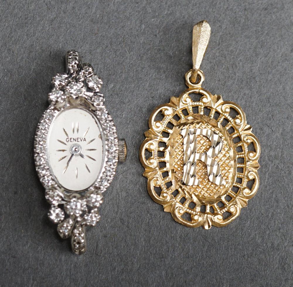 14-KARAT YELLOW-GOLD 'R' INITIAL
