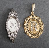 14-KARAT YELLOW-GOLD 'R' INITI