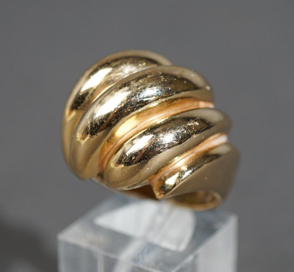 14-KARAT YELLOW-GOLD RING 6.1