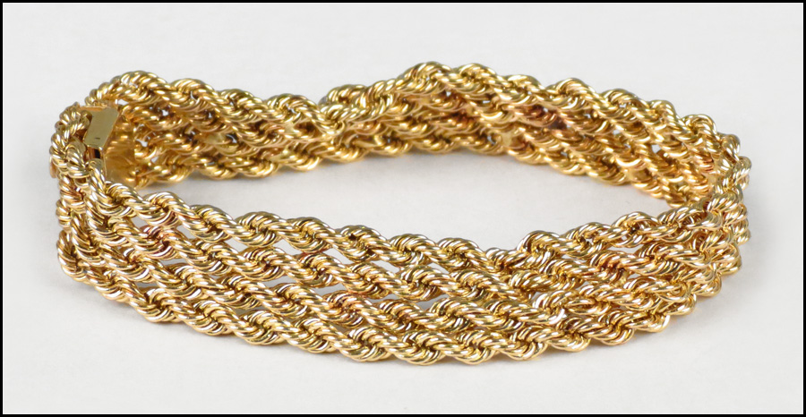 14 KARAT YELLOW GOLD ROPE