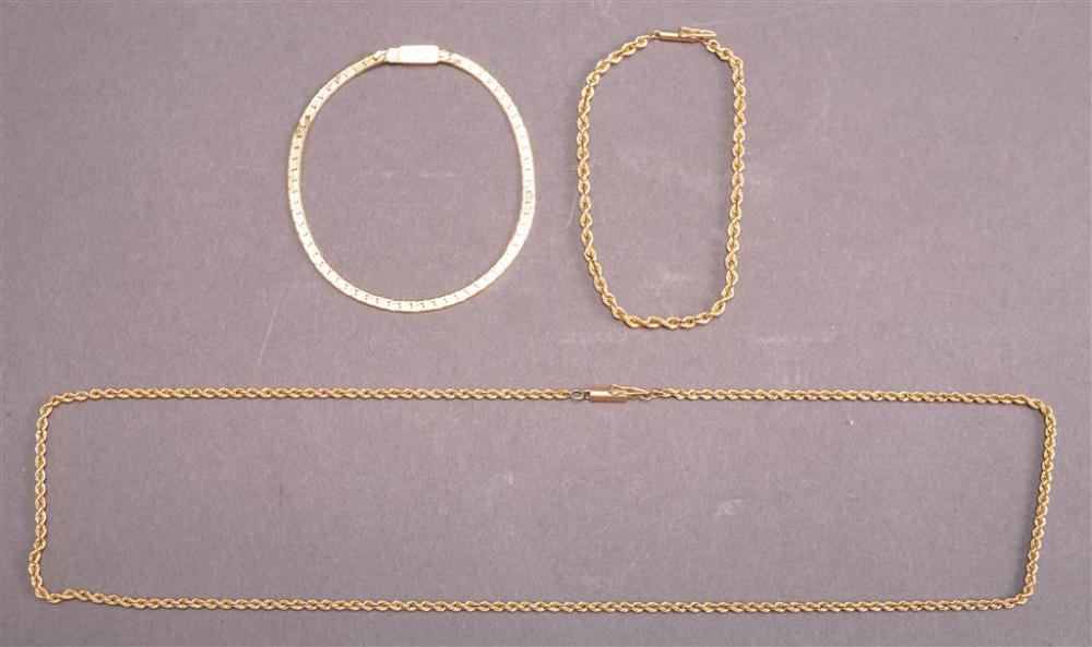 14-KARAT YELLOW-GOLD ROPE CHAIN