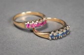 14-KARAT YELLOW-GOLD RUBY BAND