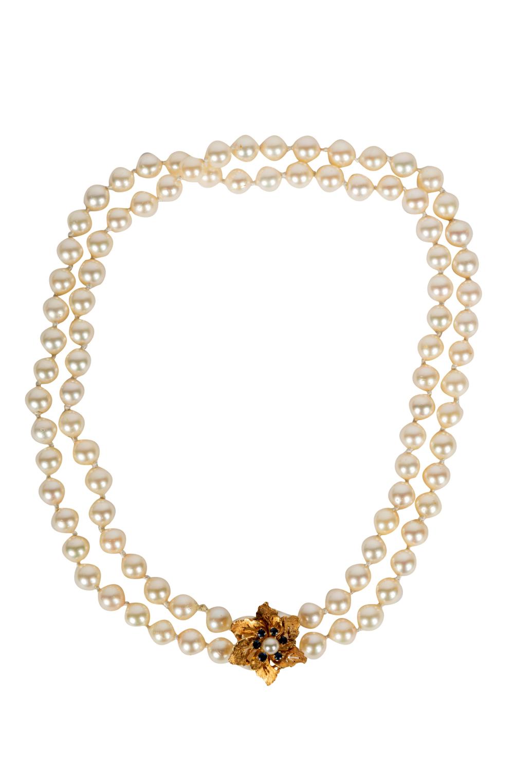 14 KARAT YELLOW GOLD, SAPPHIRE, &