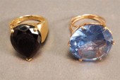 14-KARAT YELLOW-GOLD SEMI-PREC