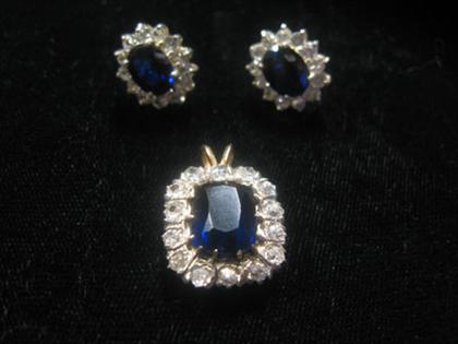 14 karat yellow gold, simulated
