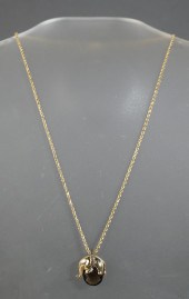 14-KARAT YELLOW-GOLD, SMOKEY Q