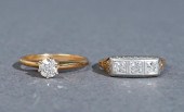 14-KARAT YELLOW-GOLD SOLITAIRE
