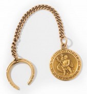 14 KARAT YELLOW GOLD ST. CHRIS