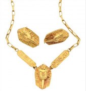 14 KARAT YELLOW GOLD THREE PIE