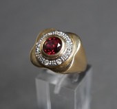 14-KARAT YELLOW-GOLD, TOURMALI