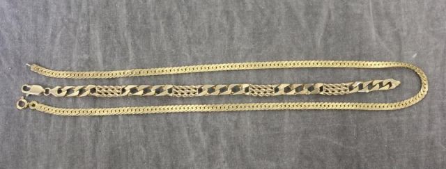 14 Kt Gold Chain Necklace and