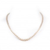 14 KT. WHITE GOLD, PEARL AND D
