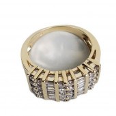 14 KT YELLOW GOLD AND DIAMOND