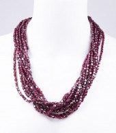 14 KT. YELLOW GOLD AND GARNET