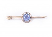 14 KT. YELLOW GOLD AND SAPPHIR