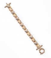 14 KT. YELLOW GOLD AND ONYX BR