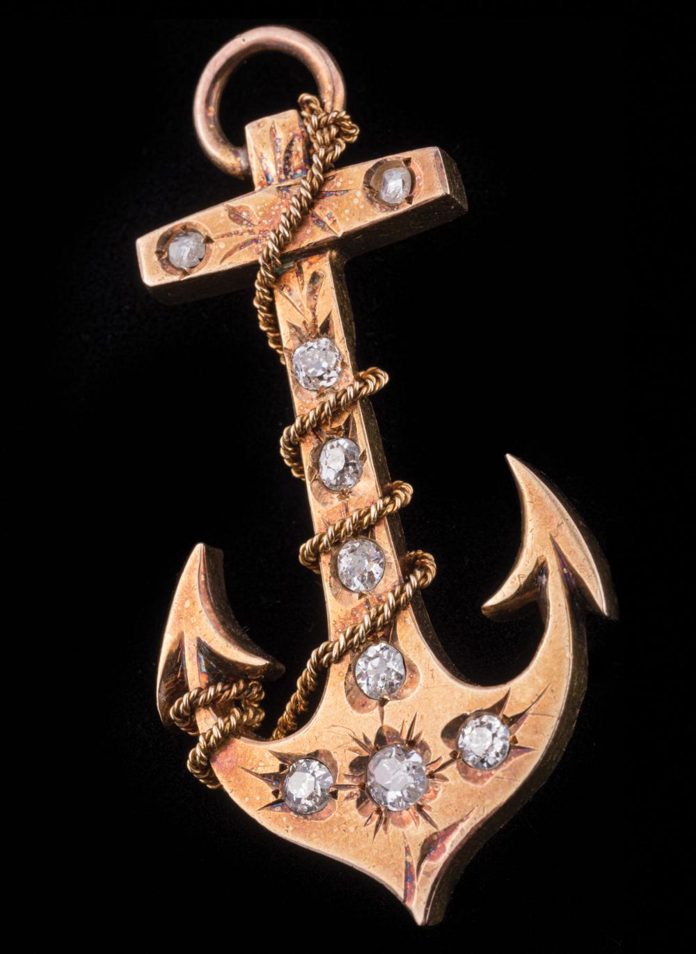 14 KT. YELLOW GOLD AND DIAMOND