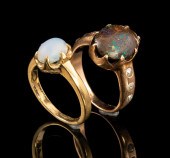 14 KT. YELLOW GOLD AND GEMSTON