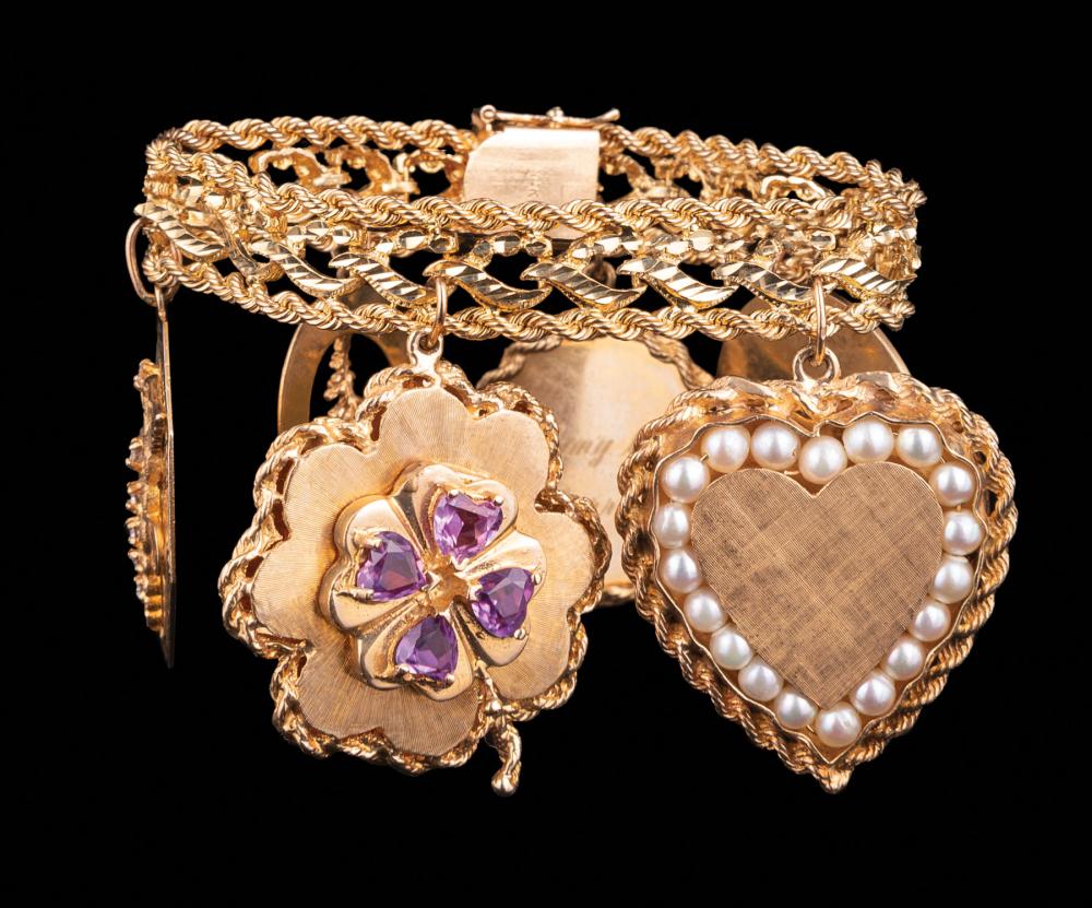 14 KT. YELLOW GOLD BRACELET WITH